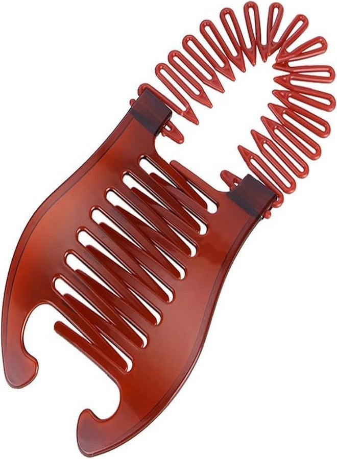 VALUEVIBES Interlocking Banana Hair Clips - No-Slip Hair Combs for Women & Girls | Korean Banana Hairpin for Thick & Thin Hair | Easy Styling(packof3) - Image 5