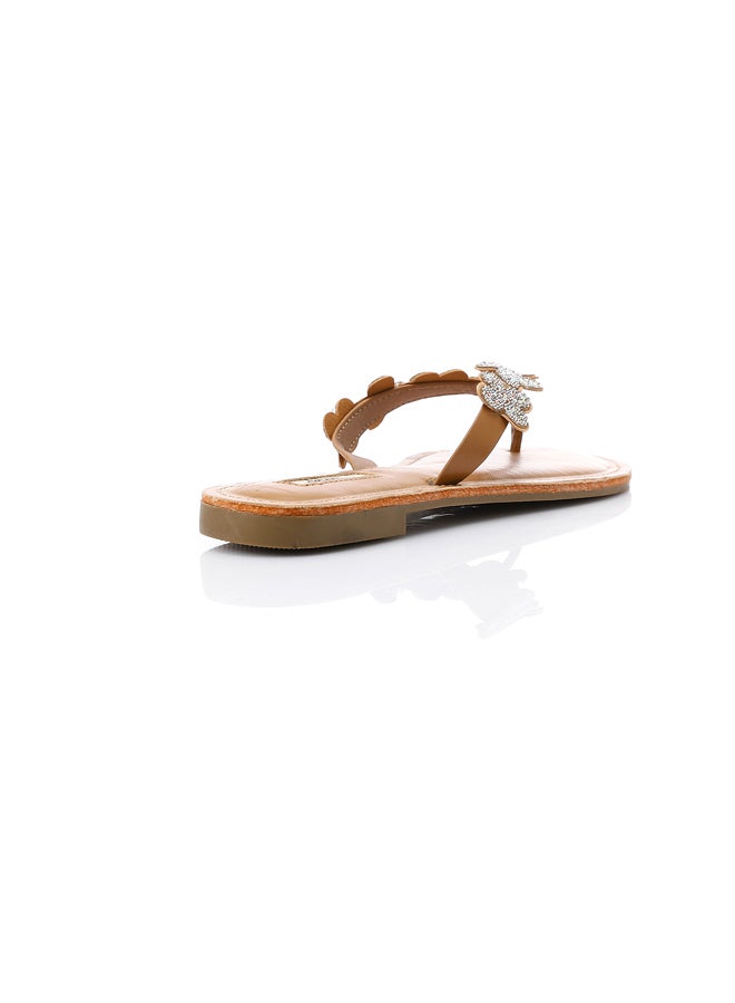 DejaVu Decorated Havana Summer Flowery Slipper - Image 2