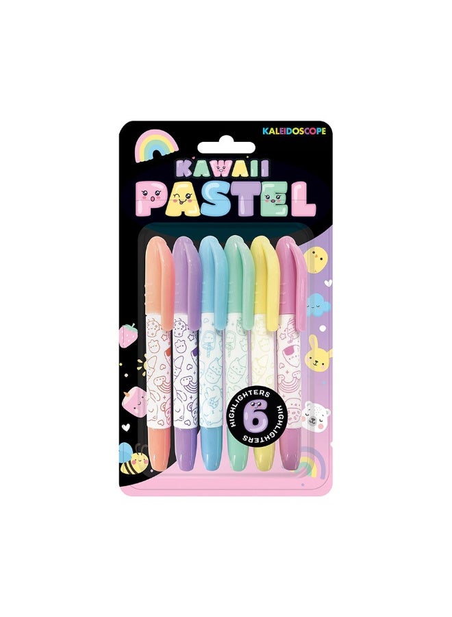 Hinkler Kaleidoscope Kawaii Pastel Markers (6 Pieces)