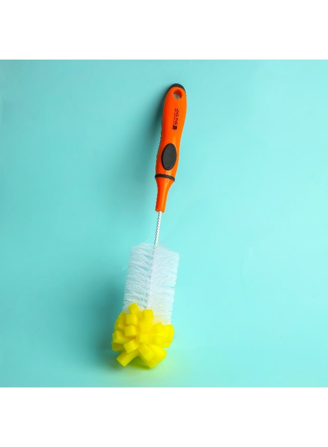 Royalford Bottle Brush Premium Quality Cleaning Accessories 34X7.5X7.5Cm Multicolour - Image 1