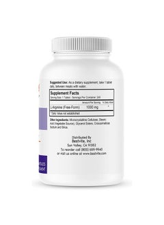 BESTVITE L-Arginine 1000mg (480 Tablets) (240 x 2) containing 20% More Pure L-Arginine as Compared to L-Arginine HCL Products  - Image 2