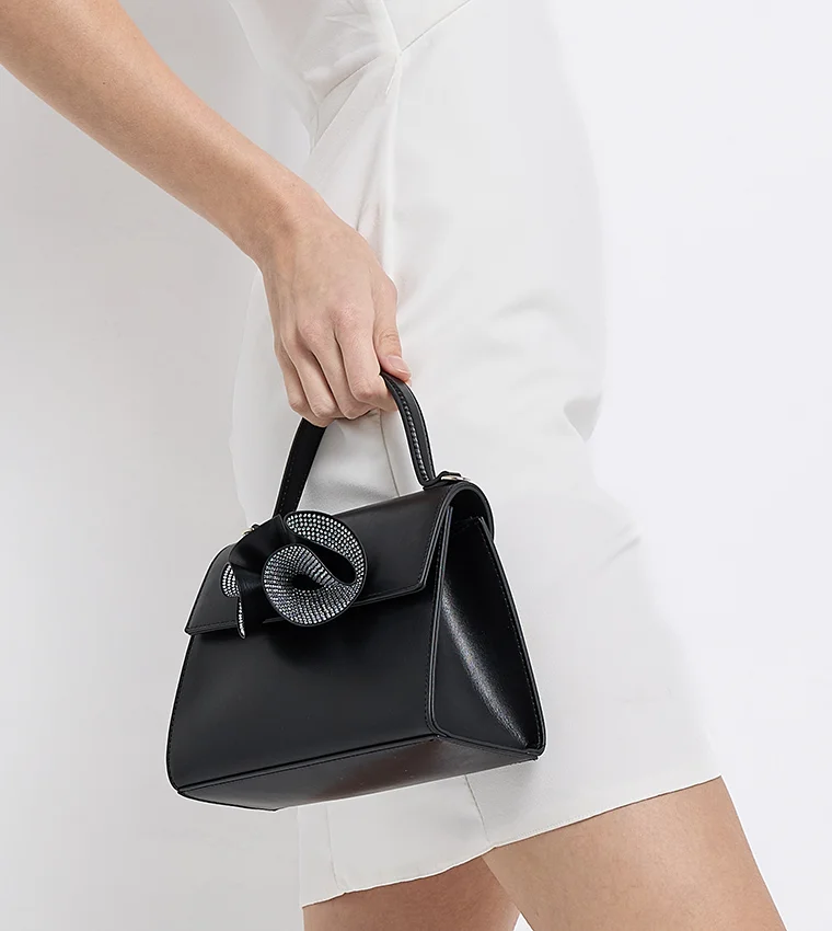 Nine West NWRIHANNA-D Embellished Top Handle Bag