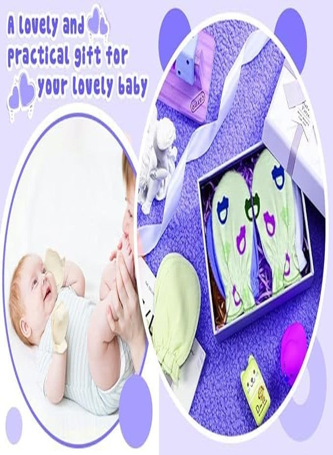PEARSILK قفازات أطفال من بيرسيلك | جوارب شتوية للأطفال | مجموعة قفازات أساسية للأطفال الرضع، هدية مثالية لحفلات استقبال المولود الجديد، للجنسين (أولاد وبنات) | عبوة من 6 قطع (متعددة الألوان) - Image 2