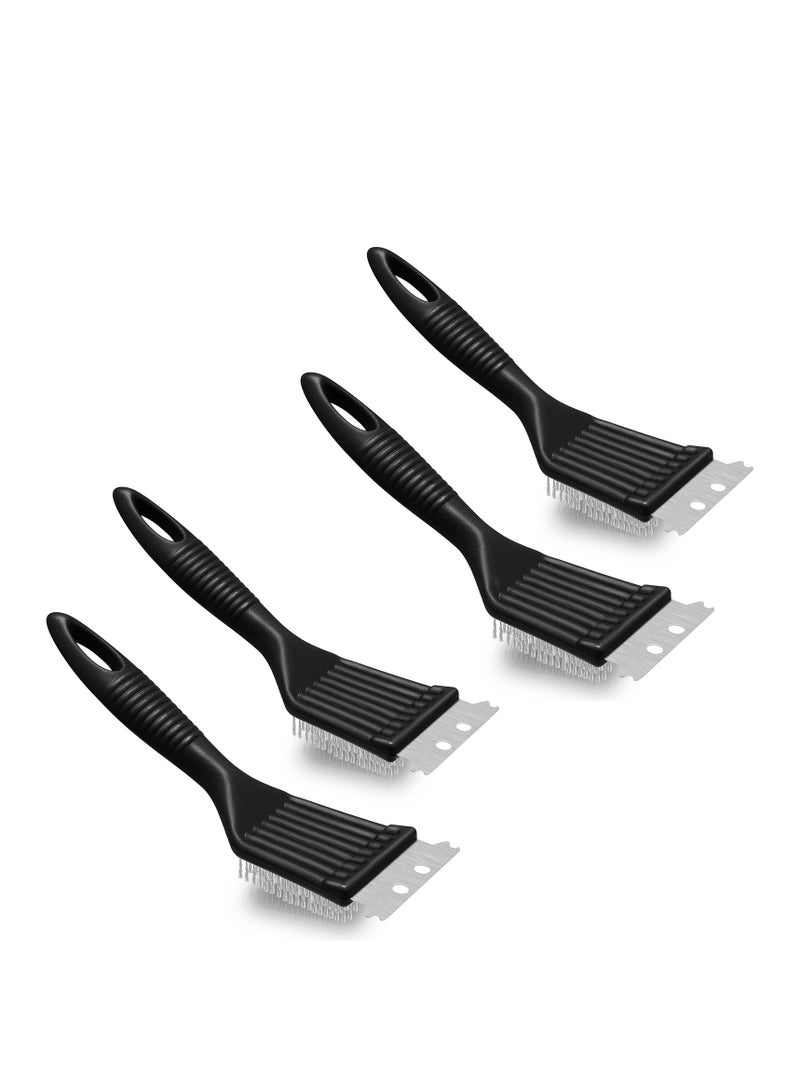 Excefore Grill Brush for Outdoor Grill, 4 Pieces 8 Inch Extra Strong BBQ Cleaner Accessories, Grill Grate Brush Cleaner, Heavy Duty Barbecue Grill Cleaning Brush, for Cleaning Grills - Image 1