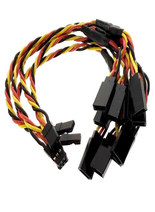 BackBay R/C BackBayRC - 20CM 20awg Y Servo Splitter/Extension Wire - 100 Strands for RC Vehicles, Drones, E-Bikes - 5 Wires per Pack - Image 1