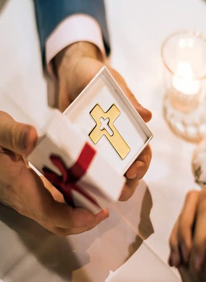 MaMeMi Gold-Plated CROSS PIN - Elegant Religious Brooch - Christian Faith Accessory - Stylish Gold Cross Jewelry for Men and Women - Great Gift for Baptism, Confirmation, or Religious Celebrations Approx 0.8 x 0.4 inches - Image 5