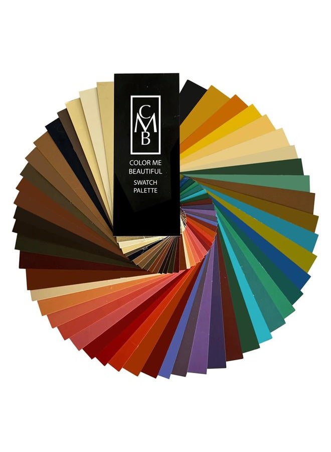 Color Me Beautiful Autumn Swatch Fan by Color Me Beautiful, Personalized Color Guide Book for Selecting Clothing, Makeup and Accessories, Portable and Compact, 48 Custom Matched Chips - Image 1