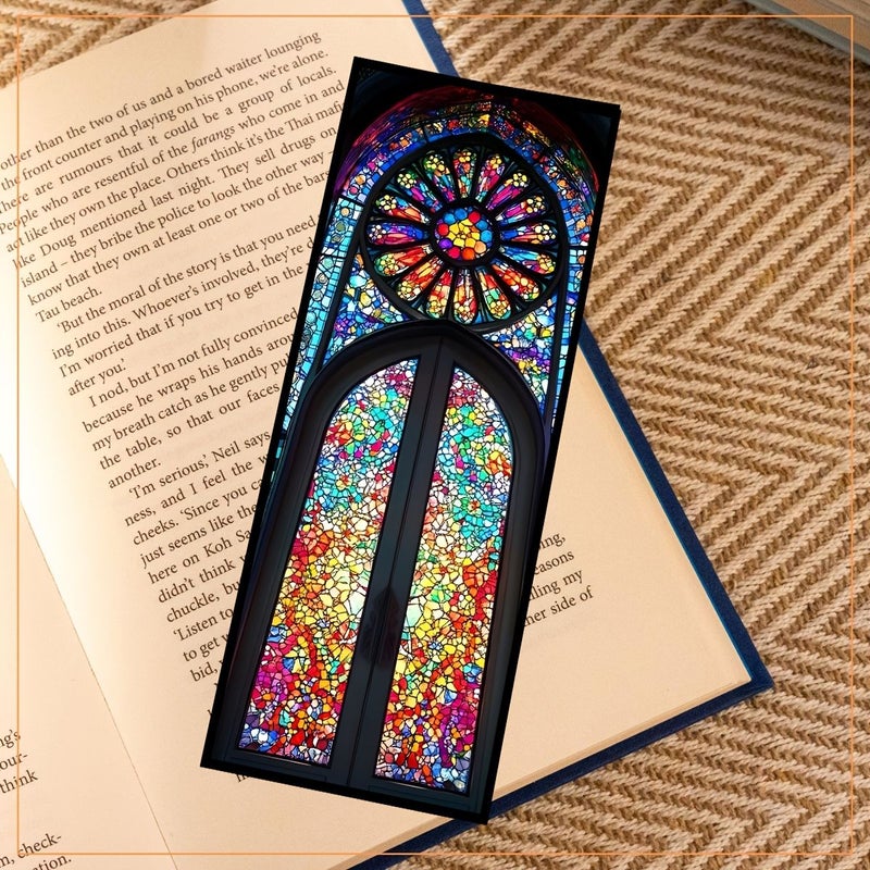 Set Of 3 Transparent Light And Shadow Film Bookmarks Retro Aesthetic For Students Book Lovers Color Coded Bookmark Slips For Journals Books Planners Office Use Creative Reading Accessories Gift - Image 4