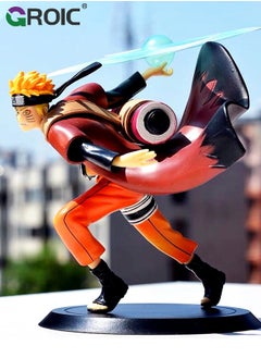 GROIC Naruto Action Figure, Uzumaki Naruto Figure, Naruto Anime Figure Model Desk Decoration Action Figure Naruto Style Statue Figure Naruto, Uzumaki Naruto Collectibles, Decorations  - Image 1