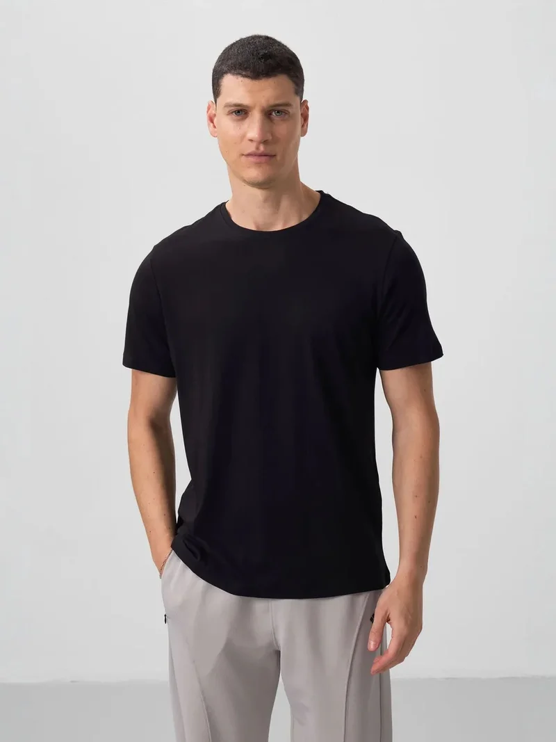 تومي لايف TOMMY Men's Cotton Elastane Crew Neck T-Shirt