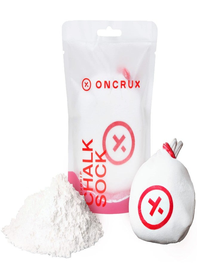 ONCRUX Chalk Sock 2 oz - Premium Refillable Chalk Ball - Made in USA - Performance Grade Grip Enhancer for Weightlifting, Rock Climbing, Gymnastics, Disc Golf and More - Image 1