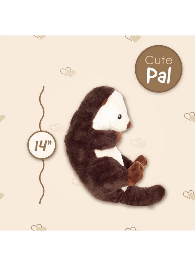 Squirrel Products Cuddle Mates Otter Stuffed Animal Plush Toy - 14 Inch - Image 4