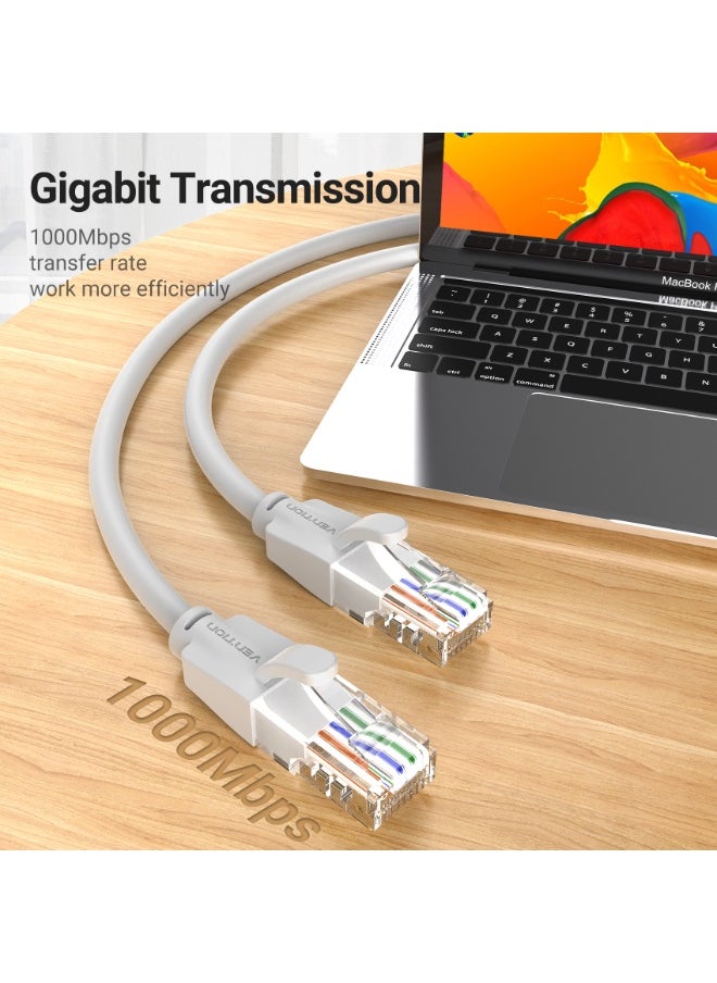 VENTION VENTION Cat6 UTP Ethernet Patch Cable 0.1M Gray 10 Pcs/Pack Model # IBEHA-10  - Image 3