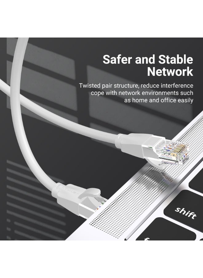VENTION VENTION Cat6 UTP Ethernet Patch Cable 0.1M Gray 10 Pcs/Pack Model # IBEHA-10  - Image 4