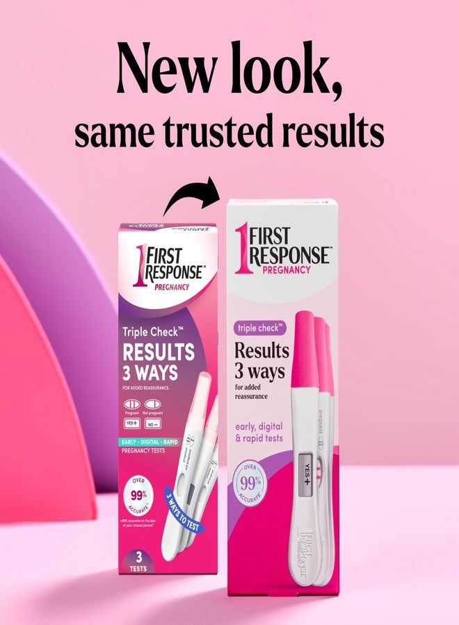 First Response Triple Check Pregnancy Test 3 ct. - Image 2