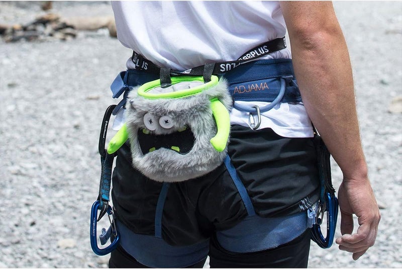 8B+ 8BPLUS 8BPLUS Chalk Bag for Climbing, Bouldering, Belt and Giftbox Included - Wide Opening - Brush Holders, for Left & Right Handers - Image 2