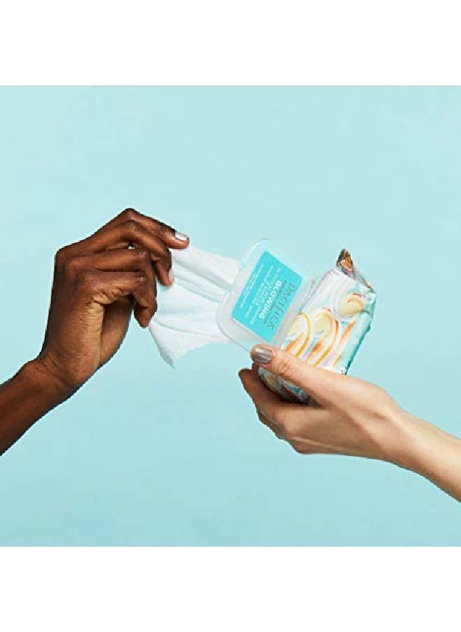 Pacifica - Beauty Glowing Makeup Remover Wipes Glycolic Acid Coconut Water Aloe Infused Daily Cleansing + Exfoliating Clean Skin Care Plant Fiber Facial Towelettes Vegan - Image 1