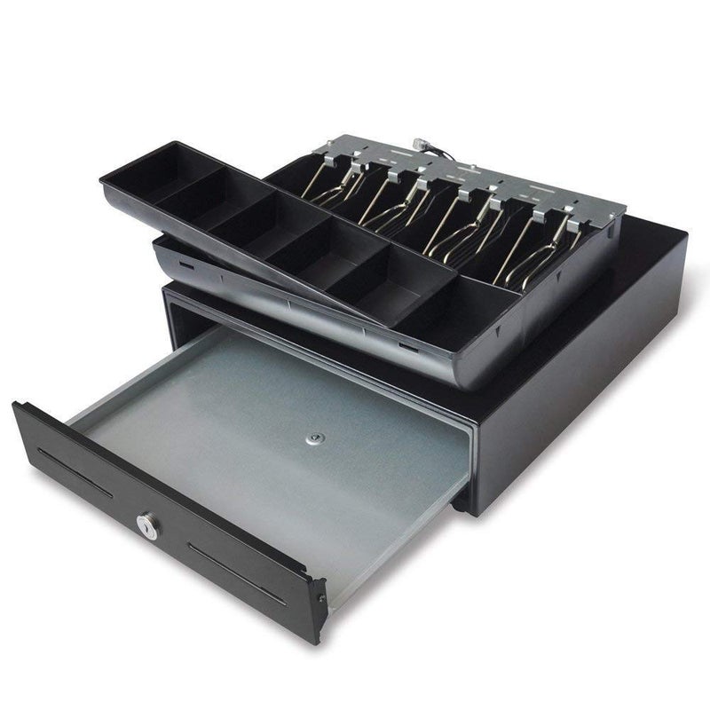 Generic Cash Register Drawer with Removable Tray, RJ11 Cable Included, Keys - Image 2