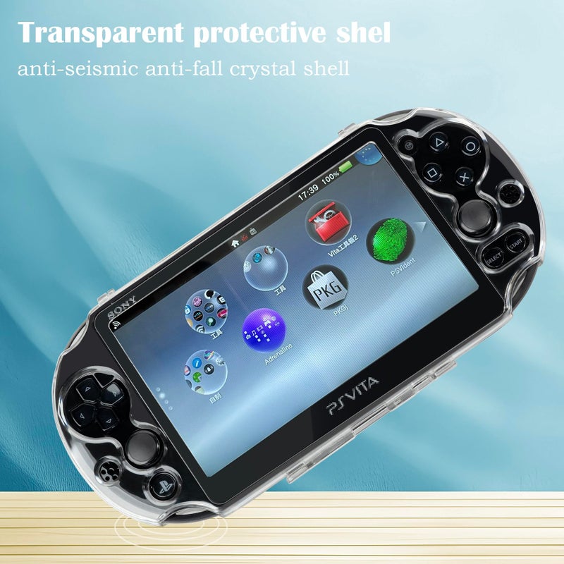 Gorliskl Ultra Clear Crystal Transparent Hard Shell Protective Case Cover Skin for Sony PlayStation PS Vita Slim PSV 2000 PCH-2000 Console - Image 2