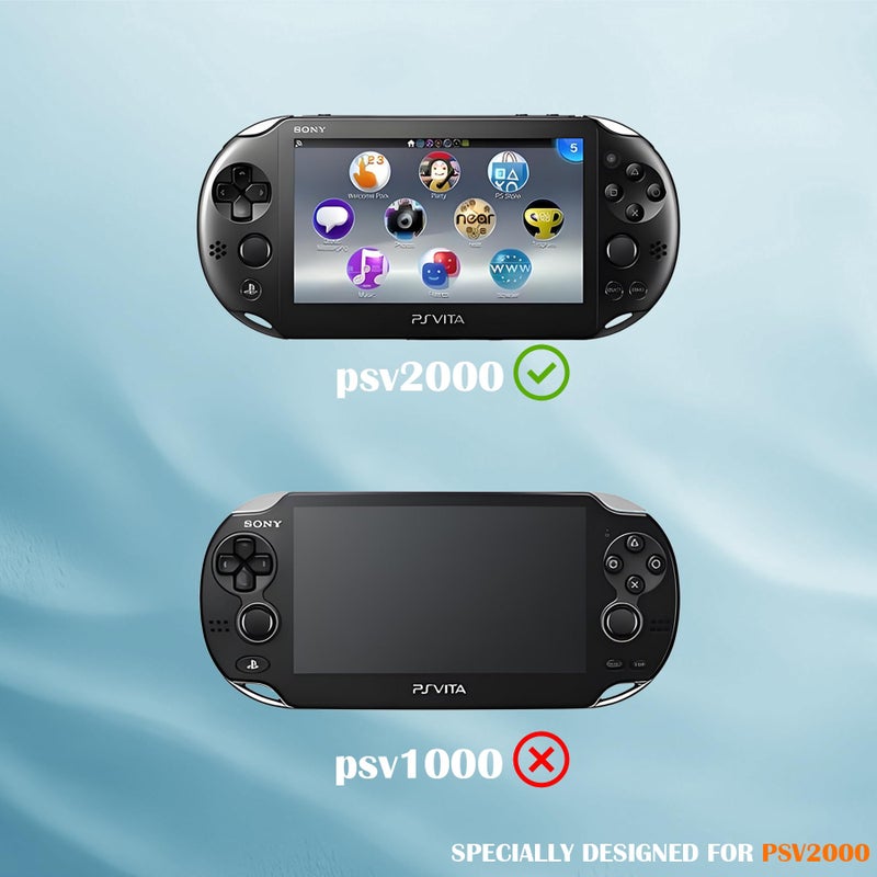 Gorliskl Ultra Clear Crystal Transparent Hard Shell Protective Case Cover Skin for Sony PlayStation PS Vita Slim PSV 2000 PCH-2000 Console - Image 3