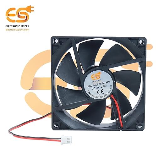 Electronicspices Electronic Spices Thermoelectric Peltier Refrigeration DC 12V Cooling Fan, Heatsink, Screws, Grill Cooling System DIY Kit (Without Peltier) - Image 4