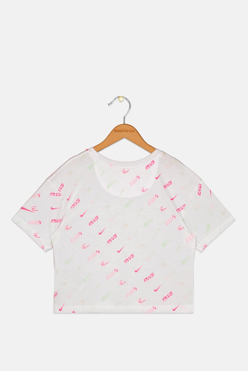 Nike Nike 3Brand by Russell Wilson Kids Girl Sportswear Fit Short Sleeves Outdoor T-Shirt, Multicolor  - Image 2