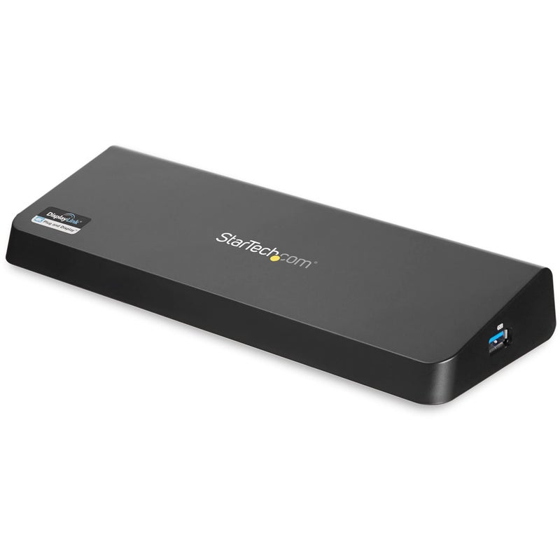 StarTech.com USB 3.0 Docking Station - 4K - HDMI / DisplayPort - with Fast Charge / Ethernet / Audio - Universal Docking Station - Image 1