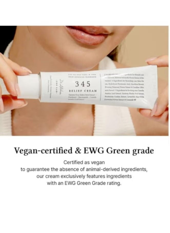 دي آر.ألثيا كريم دكتور ألثيا 345 للتخفيف، مرطب يومي للوجه، عناية بتخفيف العيوب، ترطيب وتهدئة البشرة مع النياسيناميد والبانثينول، العناية بالبشرة النباتية الكورية لجميع أنواع البشرة 50 مل. - Image 4