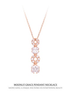 AWNL Moonlit Grace Necklace for Women with S925 Sterling Silver and CZ Diamond Gift for Women Wife Girlfriend  - Image 3