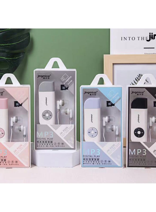 USB Socket With Memory Card In-ear Mp3 With External Sound Card To Listen To Students Learn MP3 At Any Time-Body Color:JM531-Memory Capacity:jm Card-mp3 - Image 4