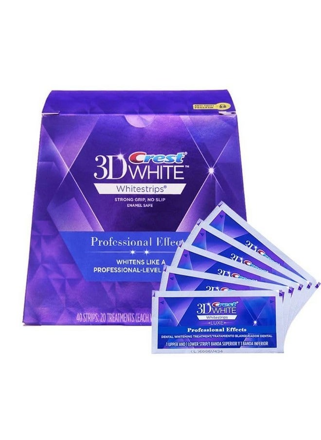 Crest Crest 3D No Slip Whitestrips Professional Effects Teeth Whitening Kit 20 ea  - Image 2