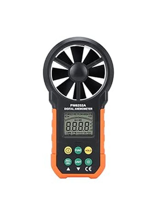Handheld Digital Anemometer Wind Speed Meter with LCD Backlight Portable Air Velocity Gauge - Image 1
