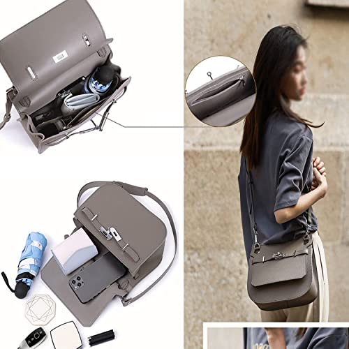 POPSEWING Designer Crossbody Bag DIY Kit for Girls - Leather Working & Sewing Kit for Shoulder Bag, Personalized Gifts (Brown) - Image 3