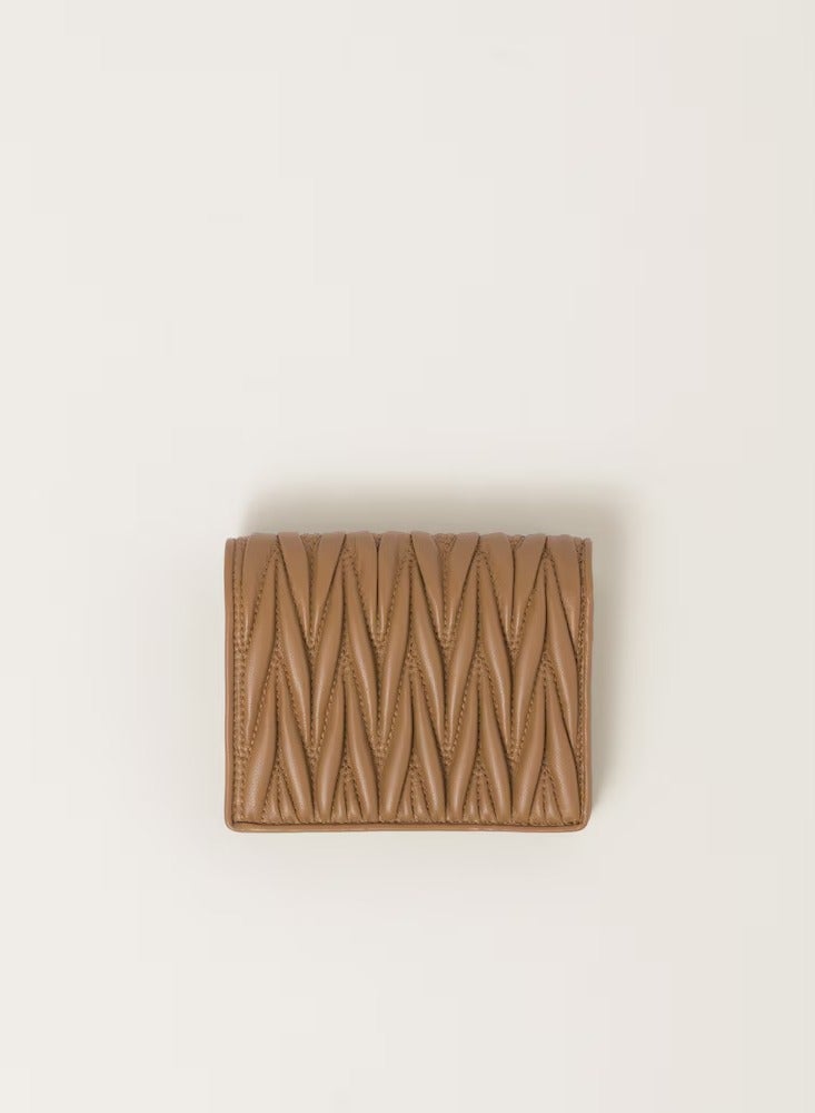 Miu Miu Small matelassé nappa leather wallet - Image 3