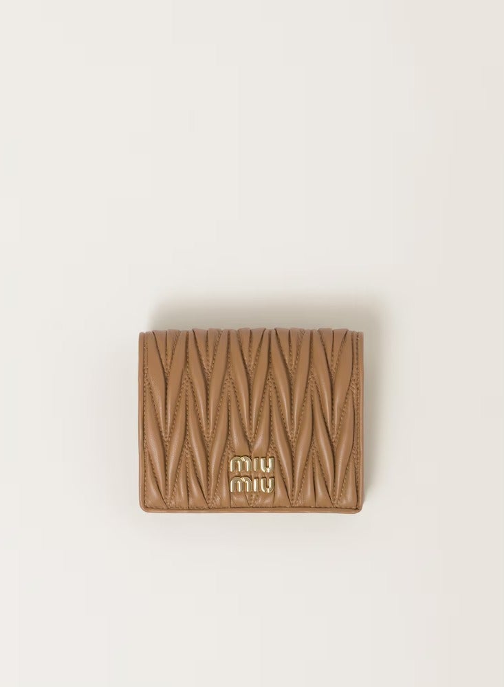 Miu Miu Small matelassé nappa leather wallet - Image 1