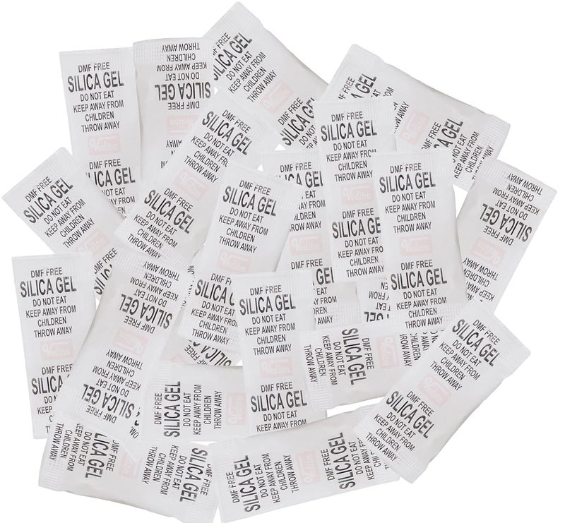 Veditm VEDITM Silica Gel 2 Gm Pouch 250 Pcs Pack Moisture absorbents Dehumidifier Silica Gel Bags for Moisture Room CameraCupboard Kitchen ShoeWardrobeEtc