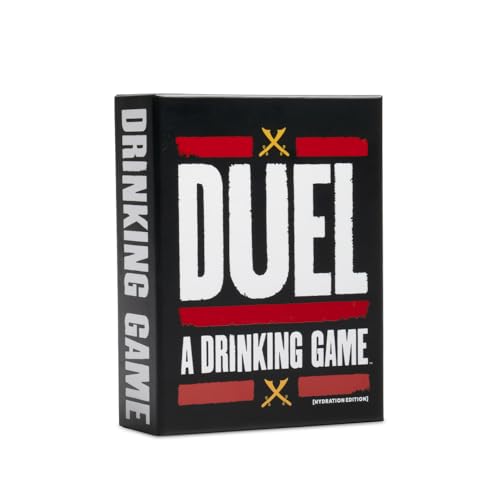 DSS Games Duel A Drinking Game Duel Your Friends Complete Challenges Funny Party Card Game for Adults Great for Pregames Parties 21st Birthday Gifts Bachelorettes College and Big Groups - Image 1