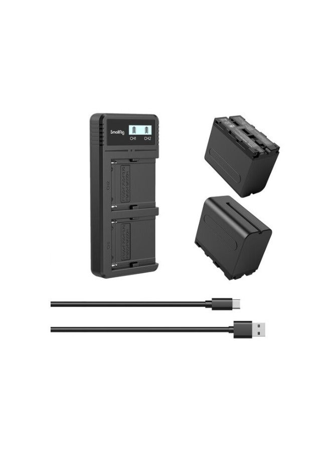 SmallRig NP-F970 Battery and Charger Kit 3823 - Image 1
