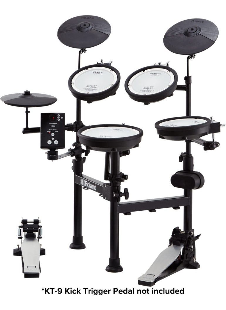 Roland - TD-1KPX2 Portable Electronic Drum Kit – Foldable 10-Piece Set with Mesh Pads and USB MIDI - Image 1
