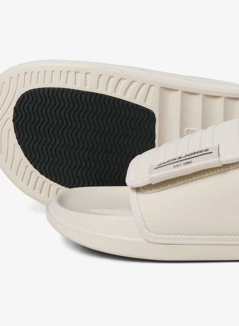 JACK & JONES Moonbeam Logo Slides for Men | Best Price UAE