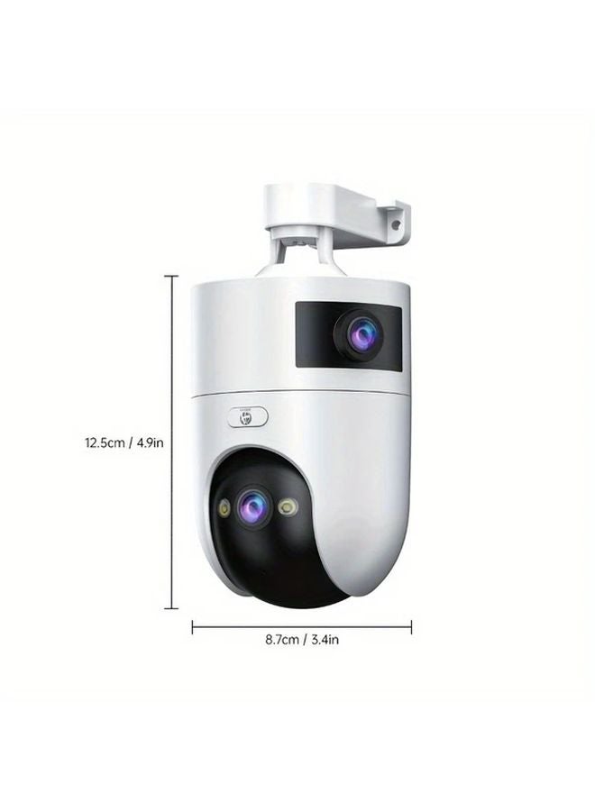 JOOAN 5G Dual Band WiFi Security Camera 360 Panoramic Dual Lens 1296P HD Auto Tracking IP66 Waterproof Intelligent Monitoring - Image 4