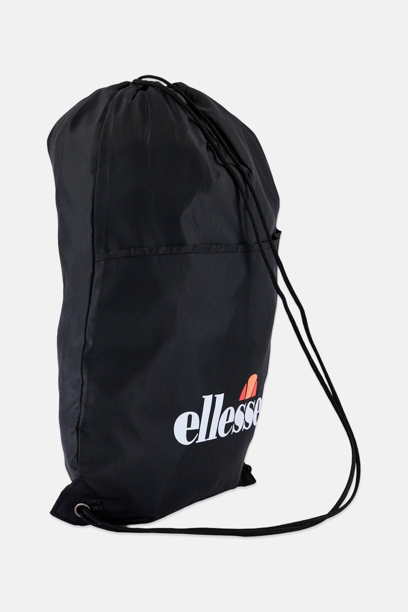 Ellesse Men Brand Logo Gym Sack Bag, Black - Image 3