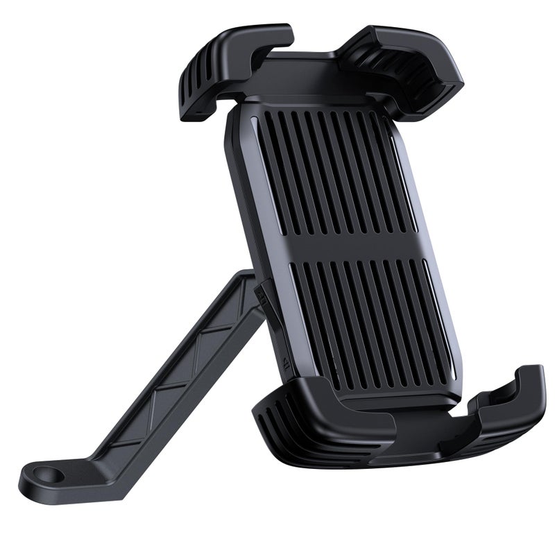Glangeh Mobile Holder for Bike with Adjustable Locking, 360° Rotation, Side Mirror Mount, Shock Proof, Antiskid Design- Fits 4.7"-7.2" Smartphones(J47+W15) - Image 3