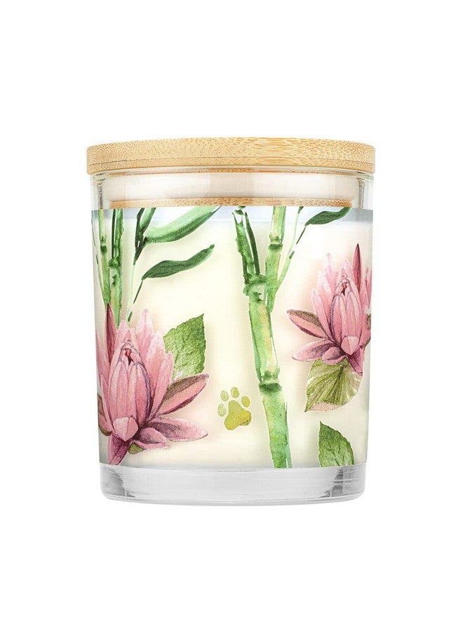 One Fur All - Pet Odor Eliminator Natural Soy Wax, Bamboo Watermint, 9 Oz Jar - Image 2