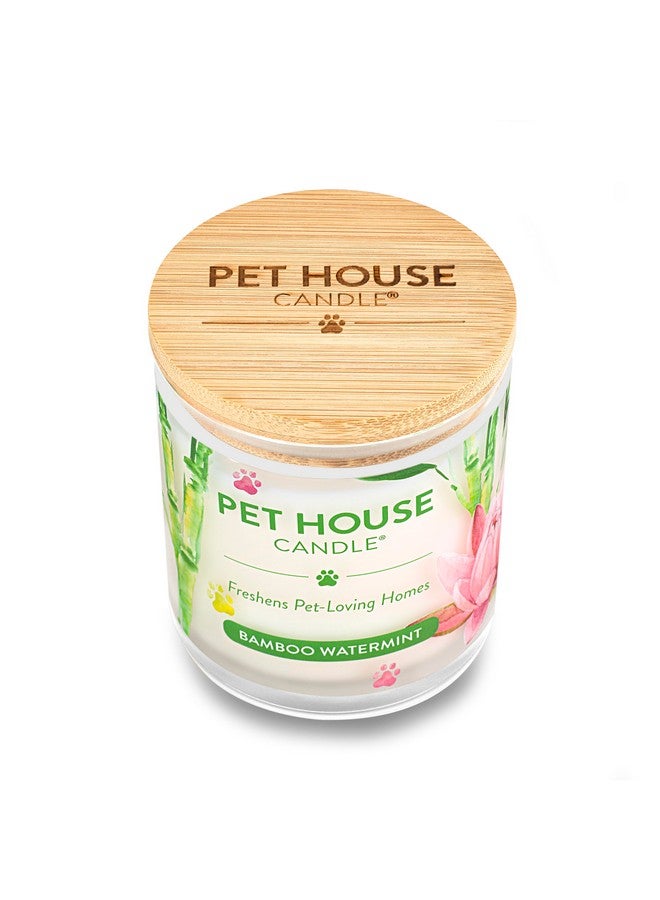 One Fur All - Pet Odor Eliminator Natural Soy Wax, Bamboo Watermint, 9 Oz Jar - Image 3
