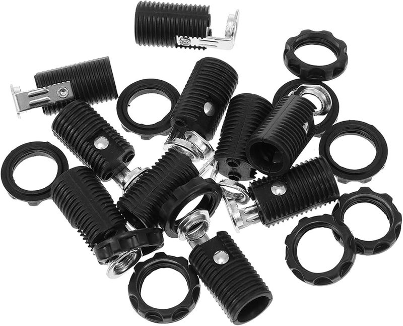 جارنيك 10 قطعة قاعدة E12 حامل مصباح لمبات الشمعدان للإضاءة المعلقة سهلة التركيب افعلها بنفسك - Image 2