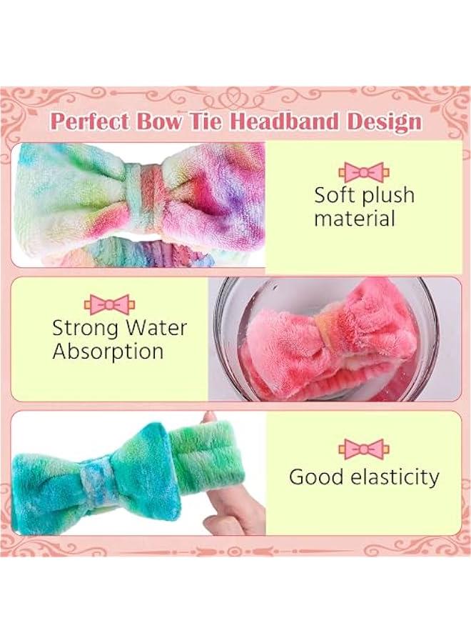 إسكدنيا العناية بالبشرة عقال ، 6 قطع ، التعادل مصبوغ ، لينة الصوف المرجاني ، مرنة ، قابل للغسل ، قابلة لإعادة الاستخدام ، ومناسبة للنساء والفتيات ، ماكياج الوجه ، دش ، والرياضة ، هدية الطرف - Image 4