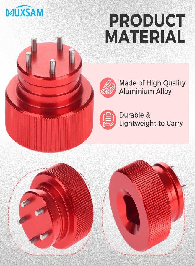 MUXSAM Golf Putter Weights Wrench Tool, 1-Pack Round Golf Screw Wrench Spanner Tool for Titleist Scotty Cameron Putter(Red) - Image 4