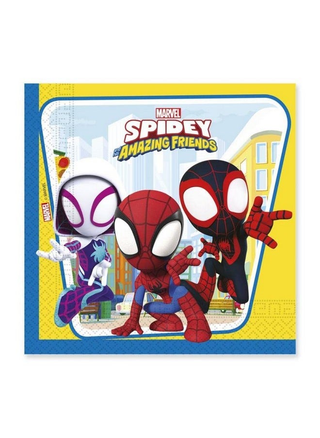 Procos - Marvel´S Spidey Paper Napkins (20Pk) - Image 1