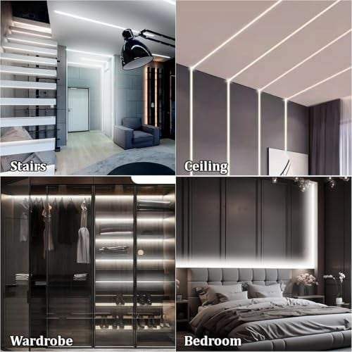 fizzytech 5M White LED Strip Light – 240 LEDs/Meter, 1200 LEDs Total, High Brightness Decorative Lighting for Home & Room Décor (White-1200 LED 5 Meter Strip Lights) - Image 5
